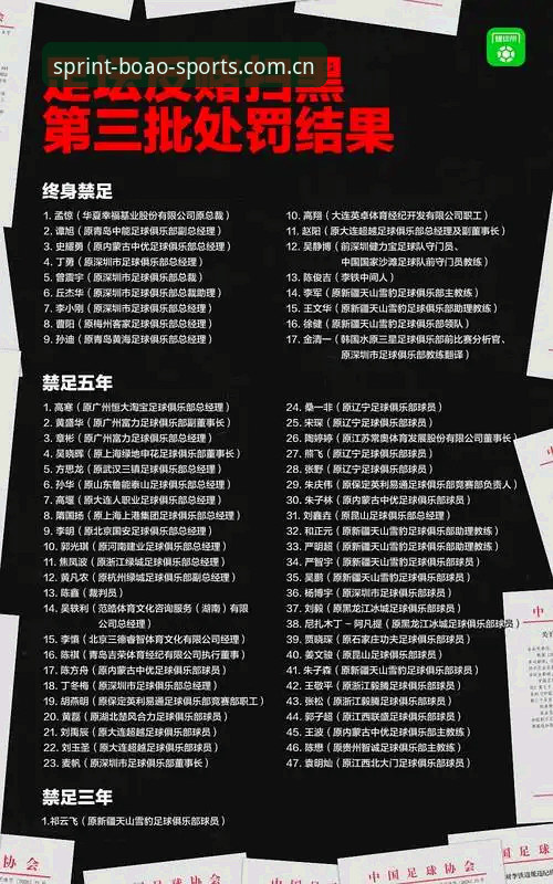 揭秘足协第三批禁足名单：65人涉案背后的中国足球乱象